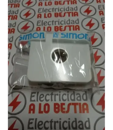 TAPA + TAPON PORTAFUSIBLE SIMON 75 75056-30 BLANCO NIEVE