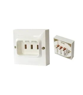BASE ENCHUFE T.T. EMPOTRAR. 25 AMP
