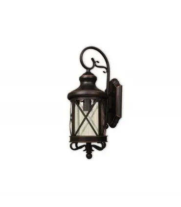 APLIQUE EXTERIOR ORQUIDEA NEGRO/ORO 1XE27 (64x23x26)