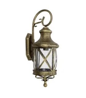 APLIQUE EXTERIOR ORQUIDEA ORO 1XE27 (64x23x26)