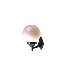 APLIQUE EXTERIOR ESFERA PLATA 1XE27 (35,8x25)