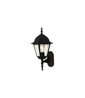 APLIQUE EXTERIOR BACO NEGRO 1XE27 (34,5x14,5)