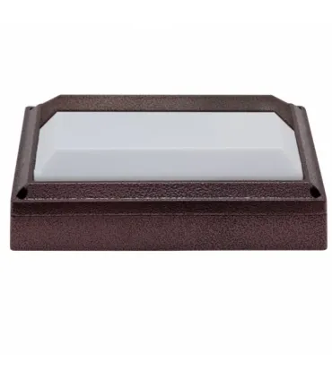 APLIQUE EXTERIOR RAFIKI OXIDO 1XE27 IP44 (27,5x18,5x8,5)