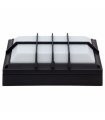 APLIQUE EXTERIOR KARIBU NEGRO 1XE27 IP44 (29x18X9)