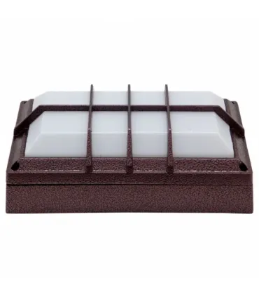 APLIQUE EXTERIOR KARIBU OXIDO 1XE27 IP44 (29x18X9)