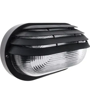 APLIQUE EXTERIOR CAIMA NEGRO 1XE27 (26x15)