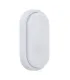 APLIQUE EXTERIOR SURF OVAL BLANCO 12W 6400K 960LM IP65 (9.9x19.9x4.8)