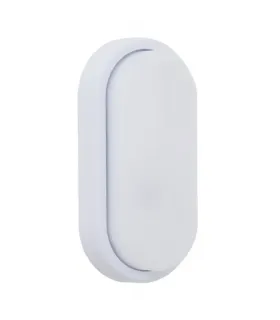 APLIQUE EXTERIOR SURF OVAL BLANCO 12W 6400K 960LM IP65 (9.9x19.9x4.8)