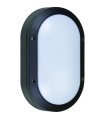APLIQUE EXTERIOR AMAZONAS PEQUEÑO NEGRO 1XE27 IP54 (21.5x13.5x6)