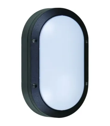 APLIQUE EXTERIOR AMAZONAS GRANDE NEGRO 1XE27 IP54 (28x19x9)