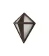 APLIQUE EXTERIOR LAGRIMA MARRON 1XE27 (29x21.6x14)