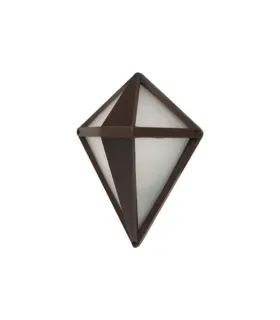 APLIQUE EXTERIOR LAGRIMA MARRON 1XE27 (29x21.6x14)