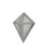 APLIQUE EXTERIOR LAGRIMA ZINC 1XE27 (29x21.6x14)