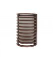 APLIQUE EXTERIOR ACHERNAR MARRON 1XE27 (25,5x18x13)