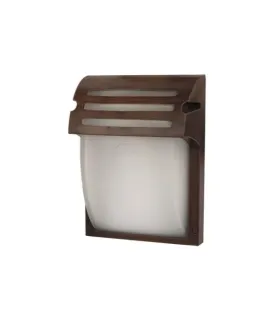 APLIQUE EXTERIOR LAUREL MARRON 1XE27 (18.5x15x11.5)