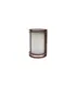 APLIQUE EXTERIOR MALVA MARRON 1XE27 (27x18x14)