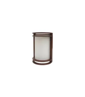 APLIQUE EXTERIOR MALVA MARRON 1XE27 (27x18x14)