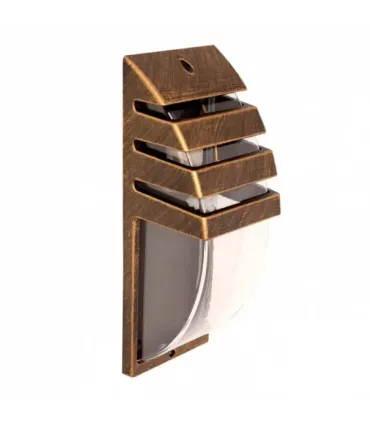 APLIQUE EXTERIOR ROMERO ORO/NEGRO 1XE27 (34x12x11)