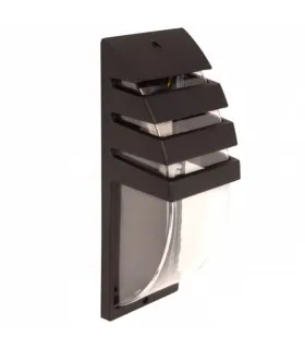 APLIQUE EXTERIOR ROMERO NEGRO 1XE27 (34x12x11)