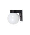 APLIQUE EXTERIOR GLOBO NEGRO 1XE27 (18x15x16)