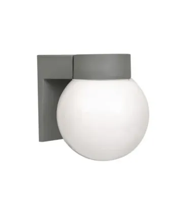 APLIQUE EXTERIOR GLOBO ZINC 1XE27 (18x15x16)