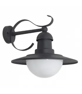 APLIQUE EXTERIOR TORVA ANTRACITA 1XE27 IP44 (27x28x34)