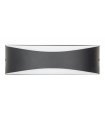 APLIQUE EXTERIOR CABRIL GRIS OSCURO 10W 4000K 1000LM (7,2x23x5,5)