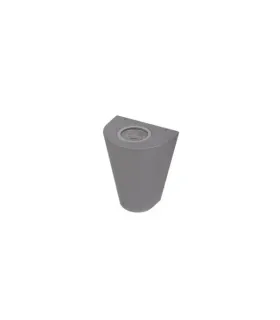 APLIQUE EXTERIOR GANGES GRIS 1GU10X3W 4000K IP54 (15x12)