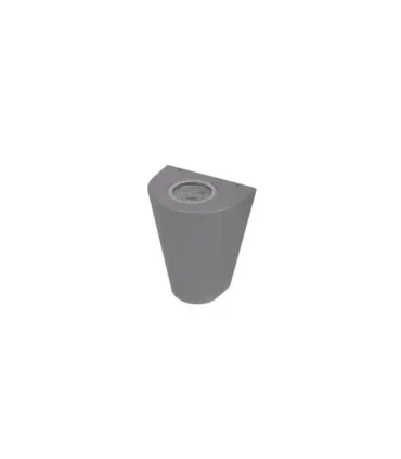APLIQUE EXTERIOR GANGES GRIS 1GU10X3W 4000K IP54 (15x12)