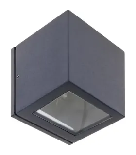 APLIQUE EXTERIOR CAVALUM GRIS OSCURO 1XG9 IP54 (10x9x9)
