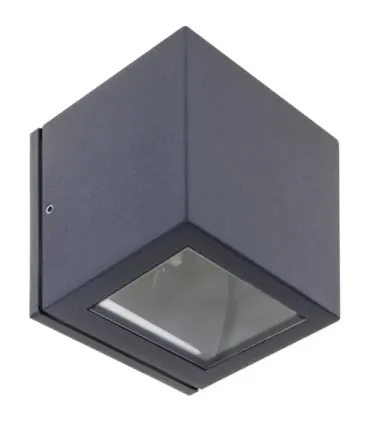 APLIQUE EXTERIOR CAVALUM GRIS OSCURO 1XG9 IP54 (10x9x9)