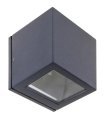 APLIQUE EXTERIOR CAVALUM GRIS OSCURO 1XG9 IP54 (10x9x9)