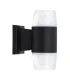 APLIQUE EXTERIOR JAMAICA NEGRO 2 LUCES 18W 4000K 1440LM IP65 (21x15x9)