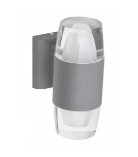 APLIQUE EXTERIOR JAMAICA GRIS 2 LUCES 18W 4000K 1440LM IP65 (21x15x9)