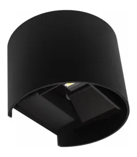APLIQUE SIMONTE NEGRO 6W 4000K 660 LM IP54 (13,5x12x10)