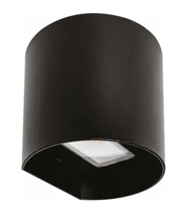 APLIQUE EXTERIOR SABOR NEGRO 8W 4000K 650LM IP54 (9.5x11x11)