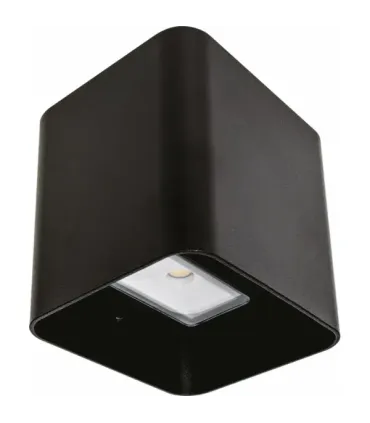 APLIQUE EXTERIOR SOURE NEGRO 8W 4000K 650 LM IP54 (9.5x11x11)