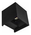 APLIQUE SEVER NEGRO 6W 4000K 660LM IP54 (10x10x10)