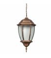 COLGANTE EXTERIOR TOMILLO BRONCE/ORO 1XE27 IP44 (40-100x25x25)