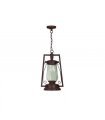 COLGANTE EXTERIOR MINERO MARRON 1XE27 (50-104x23x16)