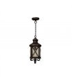 COLGANTE EXTERIOR ORQUIDEA 1XE27 NEGRO/ORO (54-102x22x22)