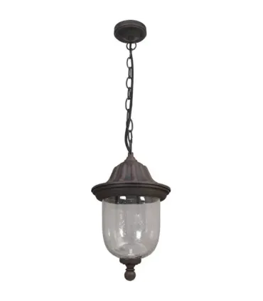 COLGANTE EXTERIOR ELENA MARRON 1XE27 (32x16)