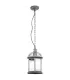 COLGANTE EXTERIOR AMAPOLA NEGRO/PLATA 1XE27 (40-70x20x20)