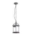 COLGANTE EXTERIOR AMAPOLA NEGRO/PLATA 1XE27 (40-70x20x20)