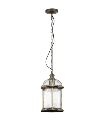COLGANTE EXTERIOR AMAPOLA NEGRO/ORO 1XE27 (40-70x20x20)