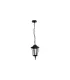 COLGANTE EXTERIOR LISA PEQUEÑO NEGRO 1XE27 (40-81x17x17)