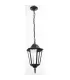COLGANTE EXTERIOR LISA GRANDE NEGRO 1XE27 (50-90x22x22)