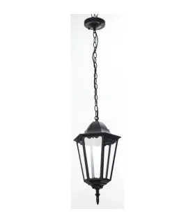 COLGANTE EXTERIOR LISA GRANDE NEGRO 1XE27 (50-90x22x22)