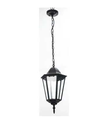 COLGANTE EXTERIOR LISA GRANDE NEGRO 1XE27 (50-90x22x22)