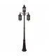 FAROLA EXTERIOR ORQUIDEA NEGRO/ORO 3XE27 (81x235)